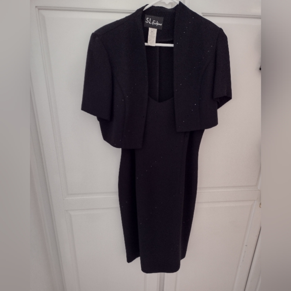 Vintage little black dress set Sz 6